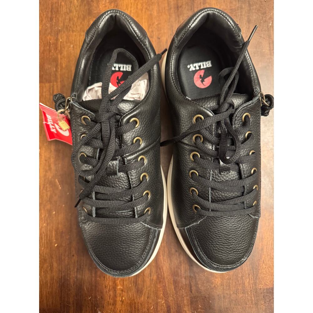 Billy Goat comfort low black sneakers size 9.5 extra wide NWT